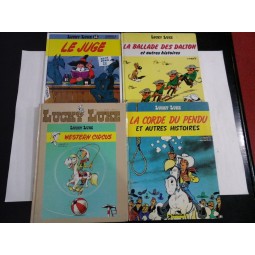 LUCKY LUKE - 4 volume ( benzi desenate, in limba franceza)